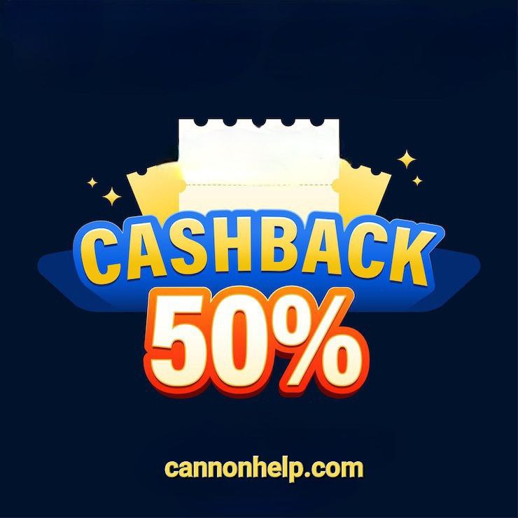 کش بک ۵۰ درصد کانن بت