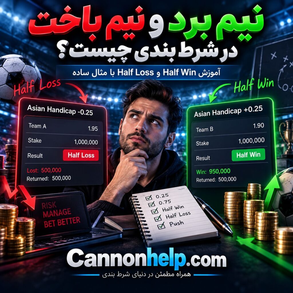 نیم برد و نیم باخت در شرط بندی